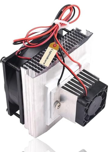 Lsgoodcare DIY Peltier Cooler Kit 12V Semiconductor Thermoelectric Cooler Peltier Cooling System TEC1-12706 Peltier Heatsink Module kit with Fan