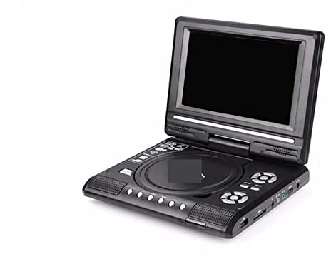 EDEDE Lecteur DVD Portable, Lecteur DVD système multimédia Automobile 7.8 Pouces Lecteur d'écran Portable Haute définition Vcd Mp3 DVD USB avec TV/FM/USB pour Les débutants