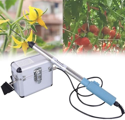 pollinisateur électrique pour légumes,Pollinisateur électrique à la Tomate,4800 tr/min,Facile à installer, autonomie de 10 heures en veille, pour tomates, kiwi，poivrons et fraises
