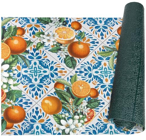 ANRO Küchenteppich Küchenläufer Teppich Läufer Küche waschbar rutschfest Zagara Abwaschbar 100 x 52cm