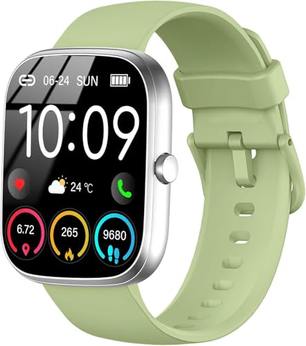 Smartwatch Herren Damen, 1,91 HD Smartwatch Damen mit Telefonfunktion, Smart Watch Fitnessuhr 113+ Sportmodi, IP68 Wasserdicht, Sportuhr mit Herzfrequenz Schlafmonitor Schrittzähler, für Android iOS