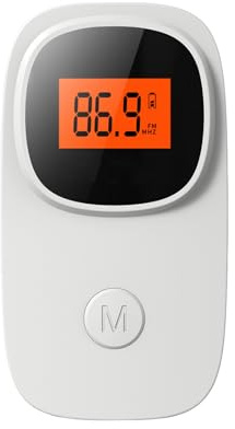 YIZITU Radio De Bolsillo con Pantalla Digital Excelente Sonido Plan De Conexión Excelente para Mochileros Viajes Oficina Tamaño De Bolsillo con Pantalla LCD