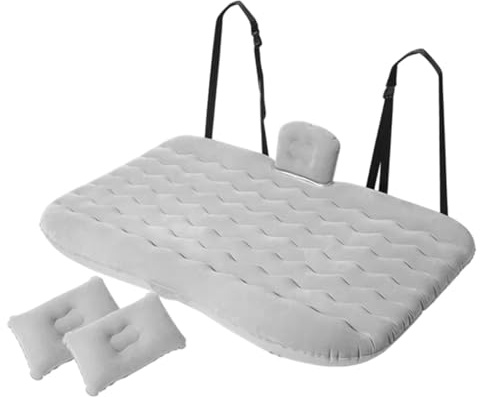 bilsäng Campingsäng Universal uppblåsbar bilsäng | Baksäte & Trunk Luftmadrass med kudde(GRAY)