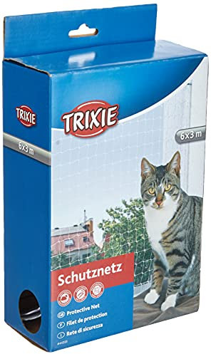 Trixie 44333 Schutznetz, 6 × 3 m, transparent