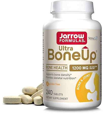 Jarrow Formulas® Ultra BoneUp®, Includes MK-7 and Silicon for Added Bone Support, 240 Bone Health Tablets