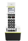 Doro HearPlus 318w, Schnurlostelefon mit optischer Anrufsignalisierung und Vibrationsalarm, weiß