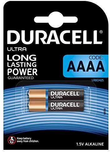 DURACELL Blister de 2 piles alcalines Ultra M3 quart (AAAA/MN2500)