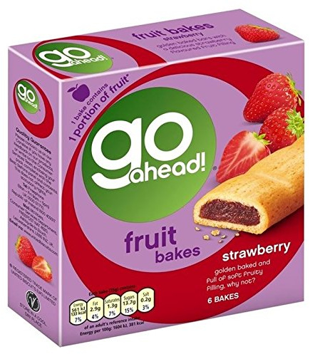 Go Ahead Strawberry Fruit Bake 6 x 35g
