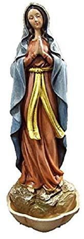 Joseph Studio Roman Inc Renaissance Collection Madonna Rosary Holder Our Lady of Lourdes Holy Water Font 66326