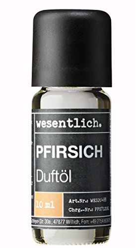wesentlich. Duftöl Pfirsich 10ml - feiner Duft für Diffuser und Lampe - als Raumduft oder zur Kerzenherstellung - pure Premium Öle aus Deutschland