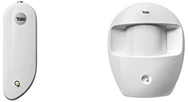 Yale Easy Fit Alarm Door/Window Contact & Accessory Pet PIR Motion Detectors, White, DIY Friendly, Motion Activated, Pet Friendly for SR & EF Alarms