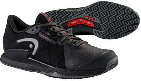 HEAD Sprint Pro 3,5 Clay Tennissko för herrar, svart, röd