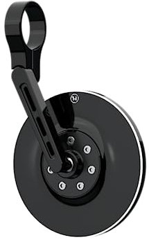 HIGHSIDER Conero Motorrad Lenkerendenspiegel, kurz, E-geprüft (Stück) (schwarz/sliber)
