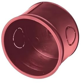 A2ZWORLD Scatola 502 Da Incasso Ø65x42mm, Tondo Interasse 60mm Per 2 Posti, Cassetta Da Incasso, Montaggio A Parete IP40