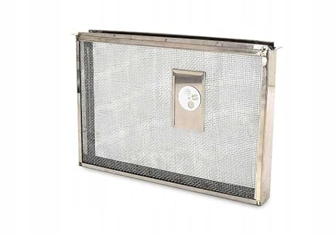 Zusetzkäfig (Bannwabentasche) aus Metall, mit Flugloch, für 1 Dadant Blatt Rähmchen, ohne Deckel, verzinkt – Robuster Isolator zur Königinnenzucht und Brutkontrolle
