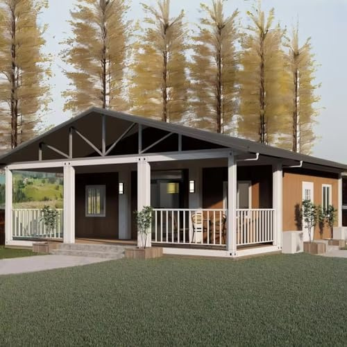 Casa prefabricada de contenedores modulares para la venta de 20 pies, 30 pies, 40 pies, opciones con 1, 2 y 3 dormitorios, incluye baño y cocina, casas prefabricadas ideales para adultos