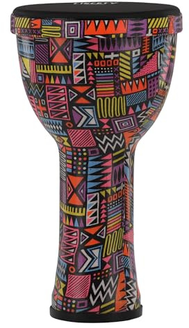 GEWA Liberty Djembé Nestable - Diamètre : 8 (20,3 cm) - Hauteur : 16,5 (41,2 cm) - Motif : Abstract