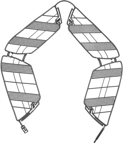 GAROZATION Fahrrad Hinterrad Schutz Netz Mesh Schutz Für Rücksitz Kleid Rad Zubehör