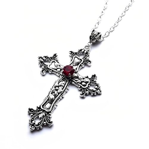 EAVUYIS Kreuz Kette Fasching Priester Fasching Kette Halloween geeignet für Männer und Frauen