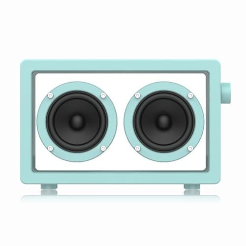 Portable Bluetooth speaker is waterproof, suitable for family outdoor travel, transparent box design wireless speaker, high-definition and powerful sound quality, USB rechargeable