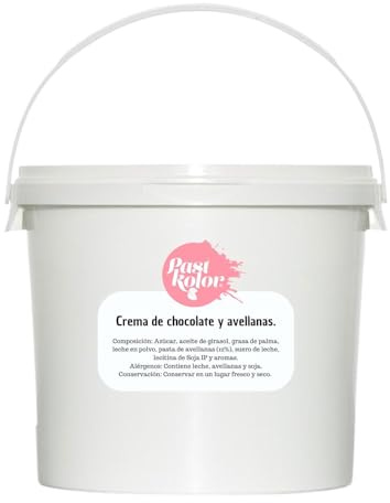 CREMA DE CHOCOLATE BLANCO Y AVELLANAS - (6 KG)