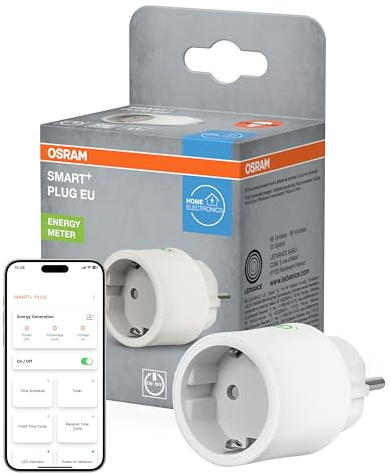 OSRAM SMART+ WiFi Matter Plug Steckdose EU 10A 2300W IP20 | SMART+ MATTER Plug, Plugs, Weiß, 48 mm dia, 1-Pack