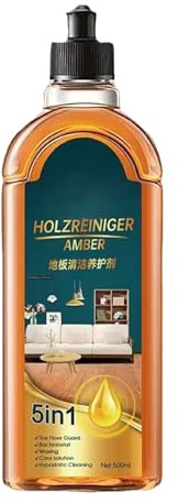 WJnflQN Bodenschonender Reiniger Lösung,Fliesenreiniger - 50cl Entfernt Verunreinigungen Poliert Pflegt Vielseitiger Fettlöser Für Laminat Küche Granit Steinfliesen Bad