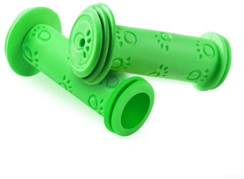 Manopole per manubrio antiscivolo impermeabili per biciclette e scooter per bambini, facile installazione (verde)
