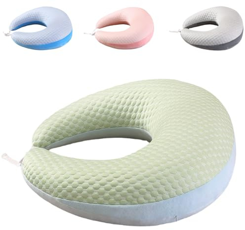 Generisch Strickkissen Ergonomisches Für Handarbeiten, Kreative Momente Lese Und Gaming Kissen Für Bett Und Sofa, Armkissen Für Lesen, Spielen, Arbeiten, Häkeln 60x55 cm (Grün)