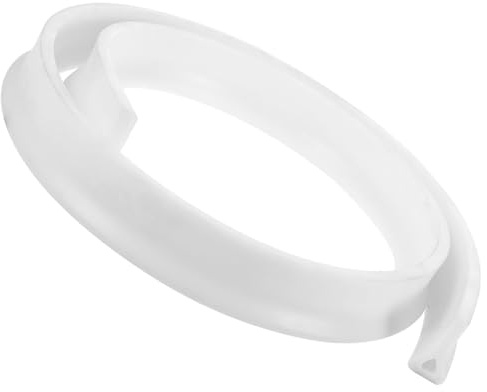 Homoyoyo Silicone Rubber Water Retaining Strip for Shower, 1m White