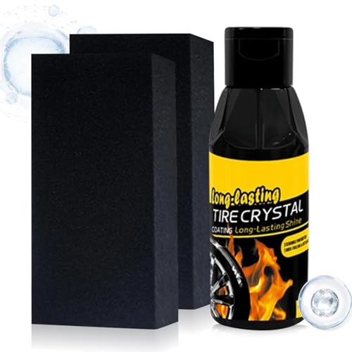 Brillantante Per Pneumatici Auto Ripristinante Protettivo A Lunga Durata | Spray Trattamento Lucidante Protettivo per Pneumatici Adatto A Auto, Camion, Moto, Camper E Veicoli