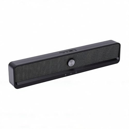 Ejoyous Altoparlante per Computer Altoparlante per PC ABS Bluetooth 6.0 con Luce RGB Alimentato Tramite USB 3,5 Mm AUX 2.0 Canale 16 Pollici per Laptop Desktop Gaming Home Office