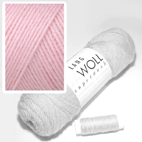 Lang Jawoll Superwash Sockenwolle Farbwahl (109 - Hellrosa)