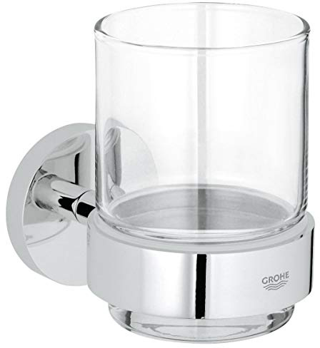 GROHE 40447001 Essentials Cadre Support avec Verre Argent