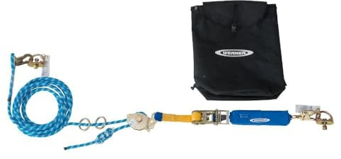 Werner 30 Ft 2-Man Rope Horizontal Lifeline System D-Bolt Anchor Ratchet Tensioner