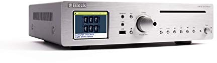 BLOCK CVR-10 Ricevitore Web Radio, Lettore CD, DAB+, Internet, Radio FM, Amplificatore, Lettore Multimediale e Lettore Bluetooth, Silver