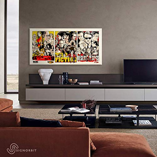 Signorbit Tela Quadro Film Tarantino Locandine Film (140x70 cm)