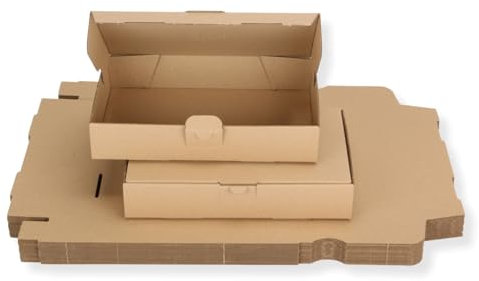 20 St. Maxibriefkarton 240 x 160 x 45 mm DIN A5 braun Warensendung Faltkarton, Warenpost, Klappdeckelkarton