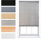FURNISHED Persianas venecianas de aluminio para ventana, hechas a medida, para oficina en casa, color plateado, 180 x 150 cm (ancho x alto) cm