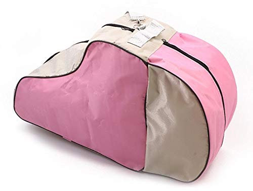 YFCTLM Skischuhe und Wanderstiefel Tasche, ausgezeichnet für Reisen mit wasserdichter Außenansicht -51x29x19cm (Color : Pink)
