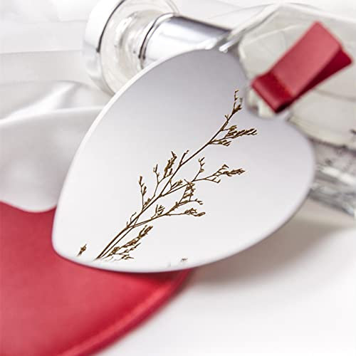 BOOFIRE Kleines Herz Handheld Mirror, PU Leder Abdeckung Edelstahl Anti Falling Travel Mirror für Reisen, Camping,Home,Geschenk Spiegel kompakt für Frauen Mädchen (Red Heart)