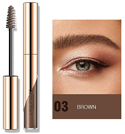 Eyebrow Gel, Eyebrow Dye/Eyebrow Tint/Semi-Permanent Eyebrow Gel Tattoo Brow Waterproof Sweat-proof,Fast Drying,Brow Gel (Brown)
