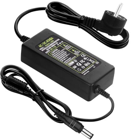 HOUHUI 24V 4A Netzteil Adapter, AC 100-240V~50/60hz bis DC 24 Volt 4 Amp 96W Stromversorgung für LED Streifen, TVs DVD LCD Monitor Funkgerät Kamera - Euro Stecker 5,5 * 2,5/2,1mm