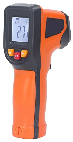 Pistolet Thermomètre Infrarouge, Indicateur de Cible sans Contact Protection des Données du Thermomètre Infrarouge ‑50~400 ℃, rétroéclairé pour Tuyaux