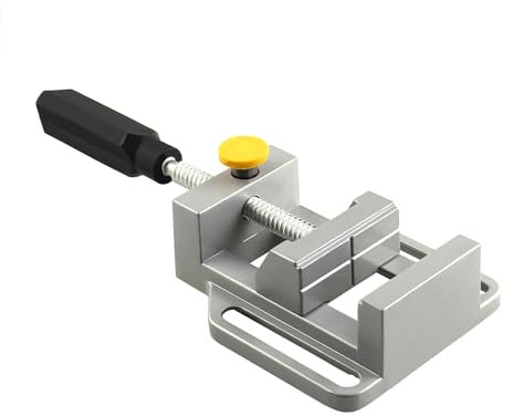 CNCYEAH Bohrmaschinen Schraubstock, Flat Clamp Tisch mit Schnellspanner aus Aluminiumlegierung Mini-Schraubstock, Pressklemmen, Spannwerkzeug Schnellspanner