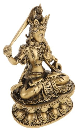 SEWACC Zen Buddha Statue Aus Resin Kleine Buddha-Figur Für Büro Und Zuhause Zur Spirituellen Dekoration Feng Shui Wohnaccessoire