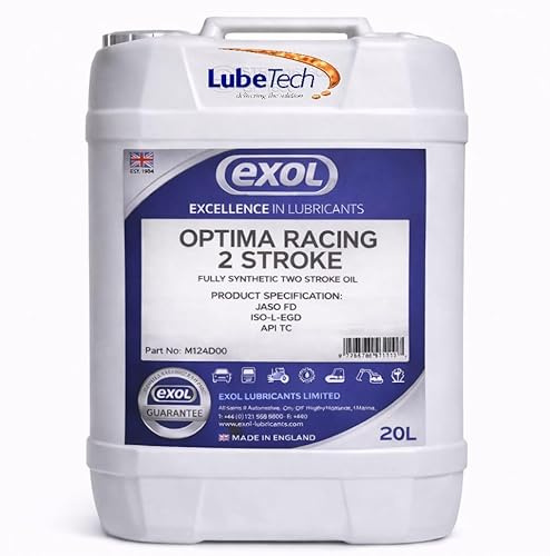 EXOL RACING 2 TWO STROKE OIL 20 LITRE, A FULLY SYNTHETIC TWO STROKE OIL MEETING JASO FD SPECIFICATION