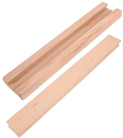 SEWOART Schubladenschienen Holz Massivholz Center Guide Track Traditionelle Holzschienen Leise Auszugsschienen Für Kommoden Robuste Und Einfache Montage
