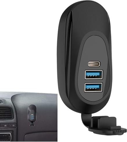 Port USB 12 V - Prise USB 12 V - Support mural 36 W PD3.0 - Prise murale - Adaptateur de prise QC3.0 étanche - Chargeur de téléphone pour bus, marine