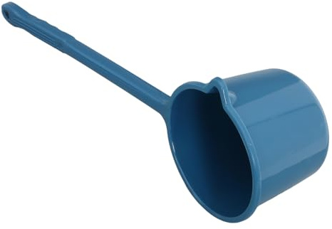 Healifty Cuchara De Agua De Mango Cucharón De Baño De Plástico Cuchara Para Cocina y Baño Con Diseño De Boca Ancha Para Facilitar El Uso Diversas Ocasiones